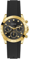 GUESS Genuine Leather Square Watch